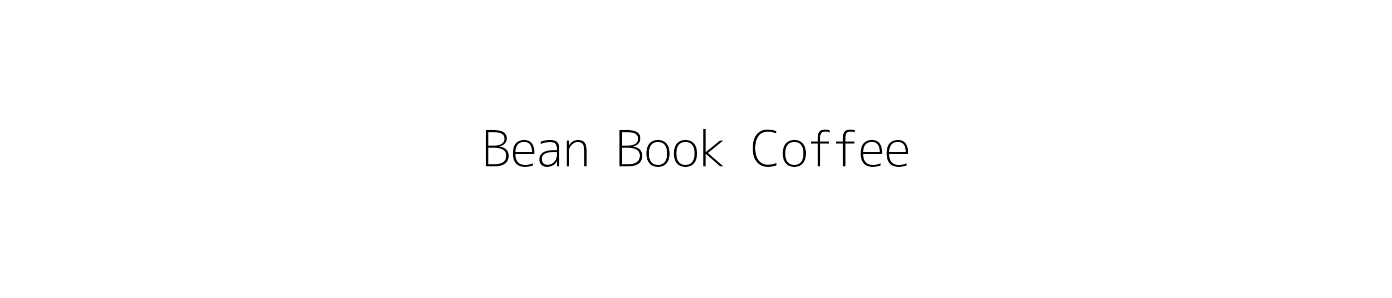 Bean Book Coffee